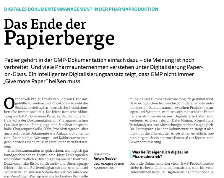Das Ende der Papierberge